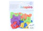 Innspiro Lettres majuscules en mousse EVA adhésive 50mm, 52 unités