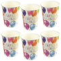 Party Time Lot de 6 verres Fiesta globos fond blanc