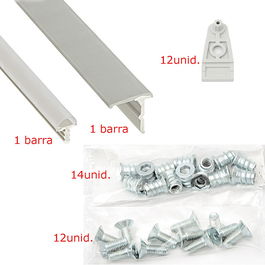 SALICE Exedra Couverture Frontale Blanc Salice