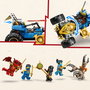 LEGO NINJAGO La Voiture Transformable de Jay 71856 de 387 pièces