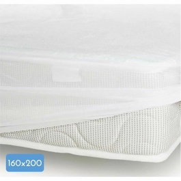 Lovely Home Protège-matelas en Coton 100% Naturel 160 x 200 cm