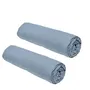 Lot de 2 draps housses Today Essential - 160x200 cm - 2 personnes - Coton 100% - Couleur Denim