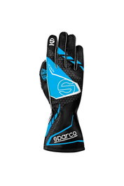 Sparco K-Attack 2025 Noir-Blue Taille 11 SBKG0004B0K30011 Gants Course Coutures Extérieures Paume Ultragrip