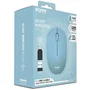 Port Designs Souris sans fil Collection II, 2.4 GHz Bleu azur, Ultra-compacte et silencieuse - 900544