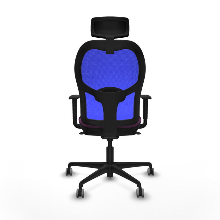 Piqueras y Crespo Chaise de Bureau 1D036G2 Violet avec Appui-tête