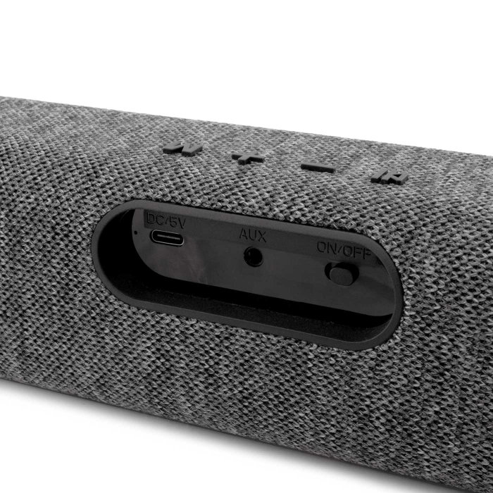 Coolbox BS23 Barre de Son Bluetooth 5.3 10W RMS 2x57mm Haut-parleurs USB-C Batterie 2400mAh