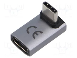 GOOBAY Adaptateur USB 4.0 avec socle USB C et prise 90°