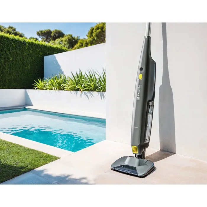 Zodiac Aspirateur Robot de Piscine Sans Fil SERENIT MHV 20 - 45 min Autonomie - Système de Filtration Adaptable - Compact et Léger