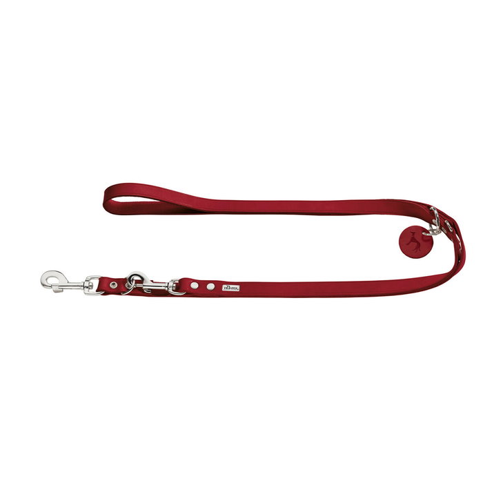Laisse pour Chien Hunter Rouge 2 m Réglable Cuir Laisse pour Chien Hunter Rouge 2 m Réglable Cuir