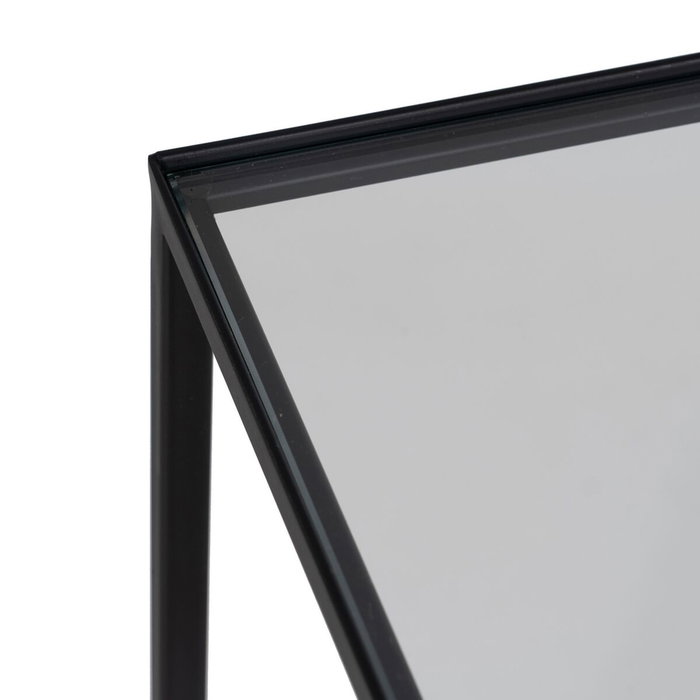 BigBuy Home Étagère Noir Verre Fer 110 x 26 x 74 cm BigBuy Home Étagère Noir Verre Fer 110 x 26 x 74 cm