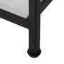 BigBuy Home Étagère Noir Verre Fer 110 x 26 x 74 cm