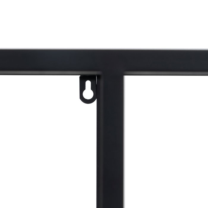 BigBuy Home Étagère Noir Verre Fer 110 x 26 x 74 cm BigBuy Home Étagère Noir Verre Fer 110 x 26 x 74 cm