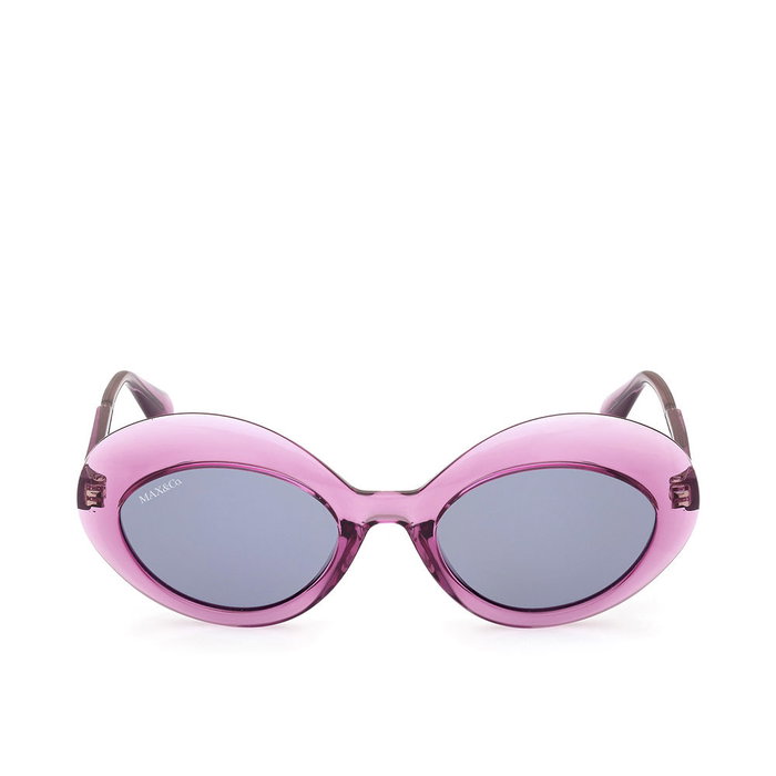 Max & Co Lunettes de soleil MO0080 Femme Monture Rose Brillante Verre Bleu Papillon Max & Co Lunettes de soleil MO0080 Femme Monture Rose Brillante Verre Bleu Papillon