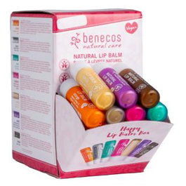 BENECOS Présentateur de baume à lèvres 7 saveurs 35 unités