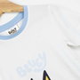 Cerdá Pyjama Court Single Jersey Bleu Blanc Motif Bluey Pour Enfant 5 Ans - Blanc