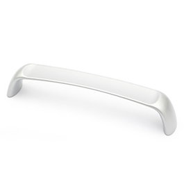 HERRAJES ALK Poignée de meuble ANDYNO en zamak, Aluminium RAL 9006, 138 mm