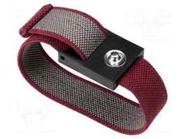 JBC TOOLS Bracelet pour la main ESD rouge 220mm