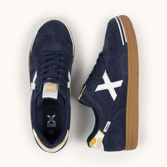 Chaussures de Futsal pour Adultes Munich Gresca 323 Bleu foncé Chaussures de Futsal pour Adultes Munich Gresca 323 Bleu foncé