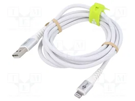 GOOBAY Câble USB 2.0 Apple Lightning vers USB A, 2m, blanc