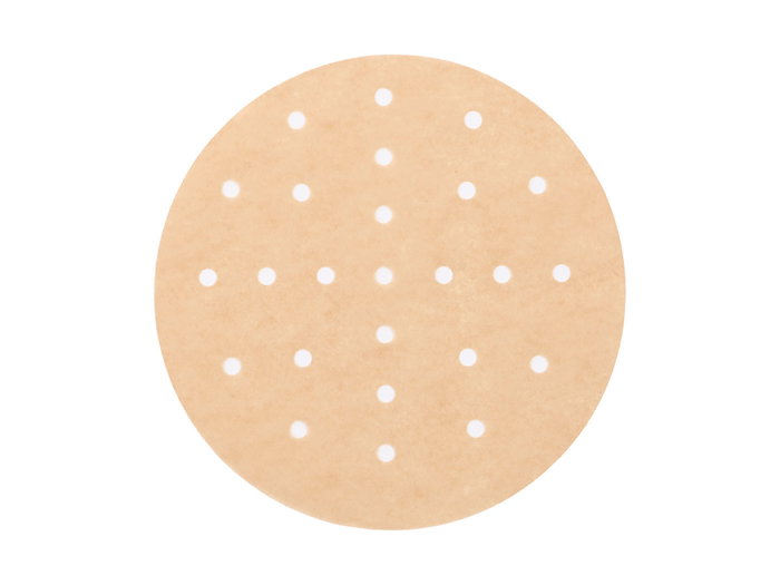 Kinvara Set de 50 Revêtements Ronds pour Friteuse à Air, 21x5x22 cm, Papier Marron (Set de 48)