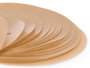 Kinvara Set de 50 Revêtements Ronds pour Friteuse à Air, 21x5x22 cm, Papier Marron (Set de 48)