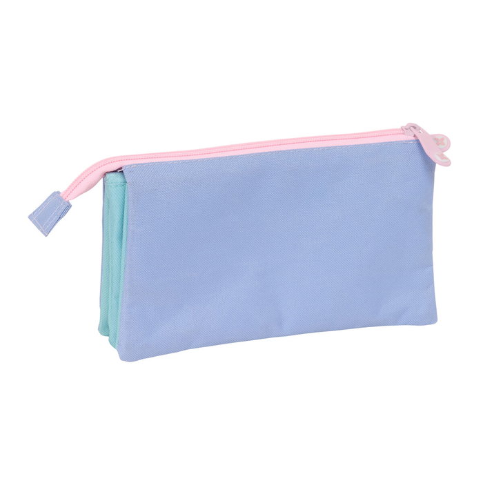 Trousse Fourre-Tout Triple Munich Mellow Bleu Rose Bleu ciel 22 x 12 x 3 cm Trousse Fourre-Tout Triple Munich Mellow Bleu Rose Bleu ciel 22 x 12 x 3 cm