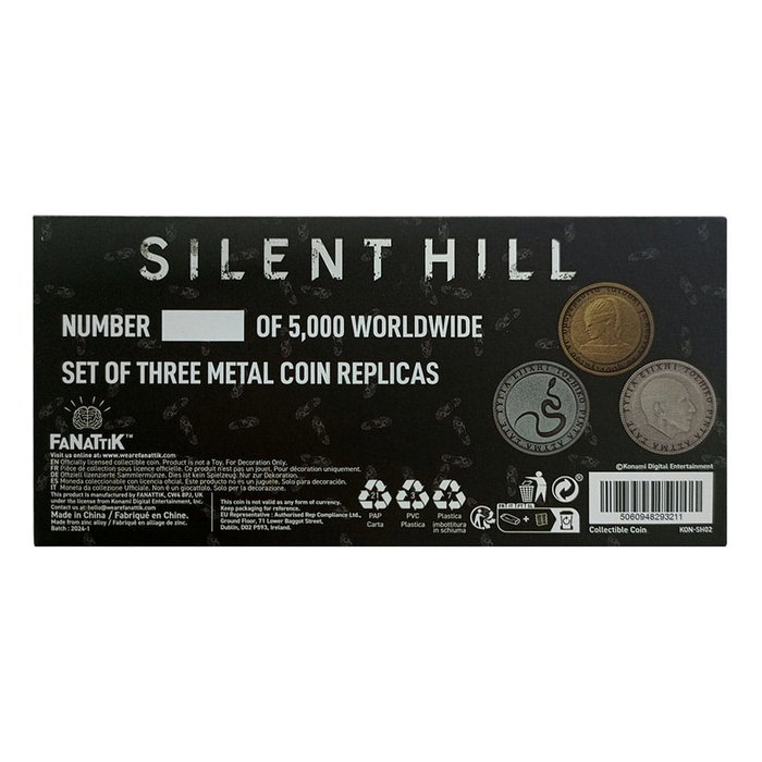 FaNaTtik Pack de 3 pièces de collection Silent Hill avec album