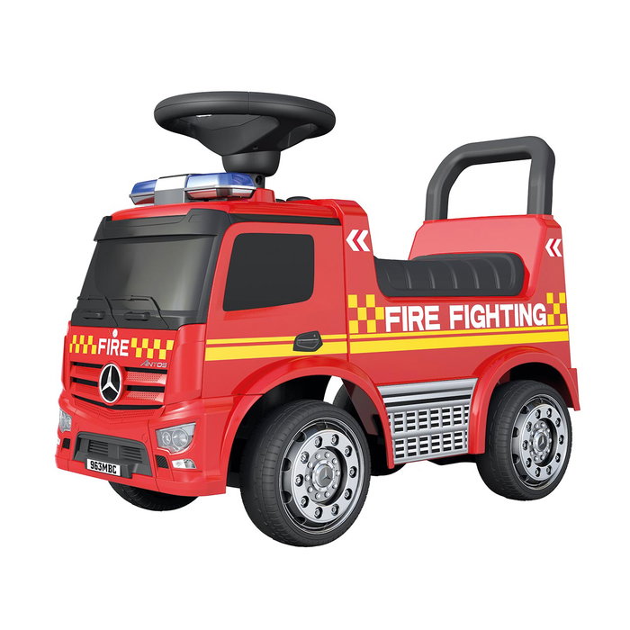 Tachan Correpasillos Camion de Pompiers Mercedes avec Volant Sonore et Mecanisme de Securite pour Enfant 1 a 3 Ans - Licence Officielle Tachan Correpasillos Camion de Pompiers Mercedes avec Volant Sonore et Mecanisme de Securite pour Enfant 1 a 3 Ans - Licence Officielle
