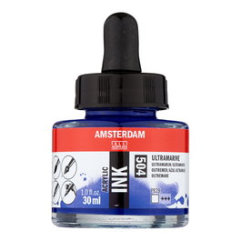 Amsterdam Peinture acrylique Azul Ultramar 504 - 30 ml