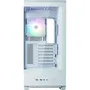 Zalman P50DS White Boîtier PC Gaming Mini-Tour avec Verre Trempé & Ventilateurs ARGB