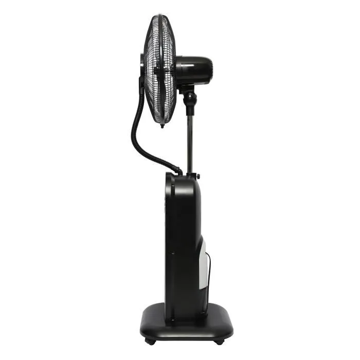 Oceanic - Ventilateur brumisateur sur pied avec ioniseur d'air - Télécommande - Minuterie 8h - 3 vitesses - Ø40 cm - 95W - Affichage LED