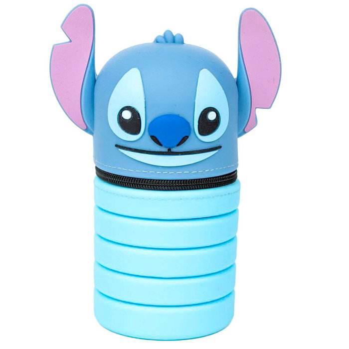 CERDÁ Boîte 3D Stitch Disney en silicone - Dimensions 6,5 x 19 x 6,5 cm