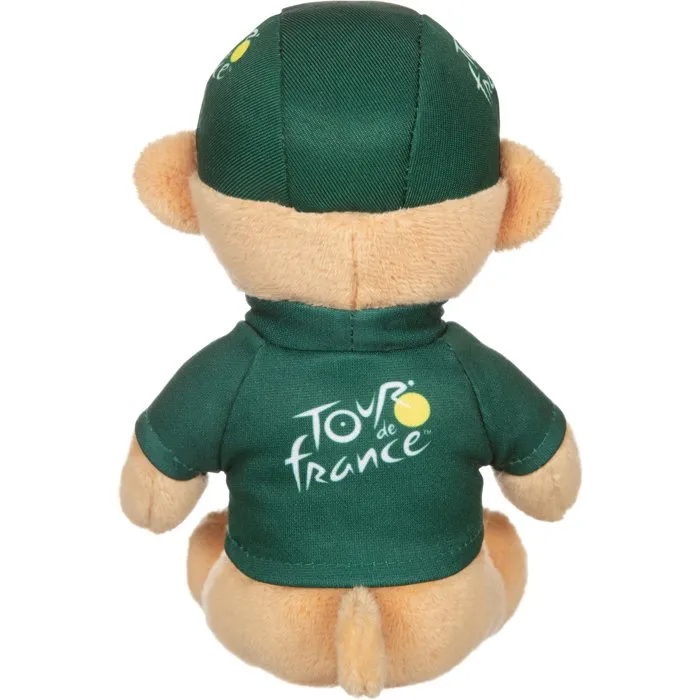 Gipsy Toys - Peluche officielle Tour de France Ours avec maillot et casquette sprinteur vert - 15 cm