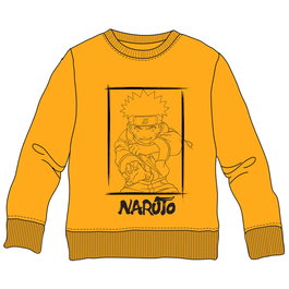 PIERROT Sweat-shirt à capuche enfant Naruto 100% coton 280 g - Taille : 6 ans