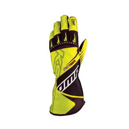 OMP Gants de Karting KS-2R Jaune/Noir Taille 5 (Enfants)