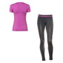 Leggings de Sport pour Femmes Freddy WRUPS7D1 S Noir/Vert