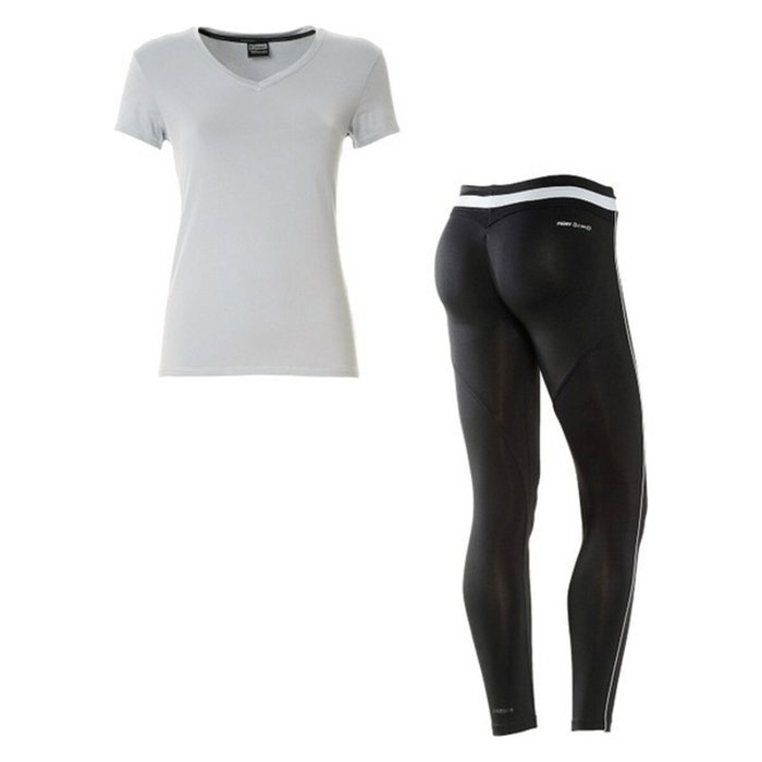 Leggings de Sport pour Femmes Freddy WRUPS7D1 S Noir/Vert