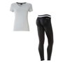 Leggings de Sport pour Femmes Freddy WRUPS7D1 S Noir/Vert