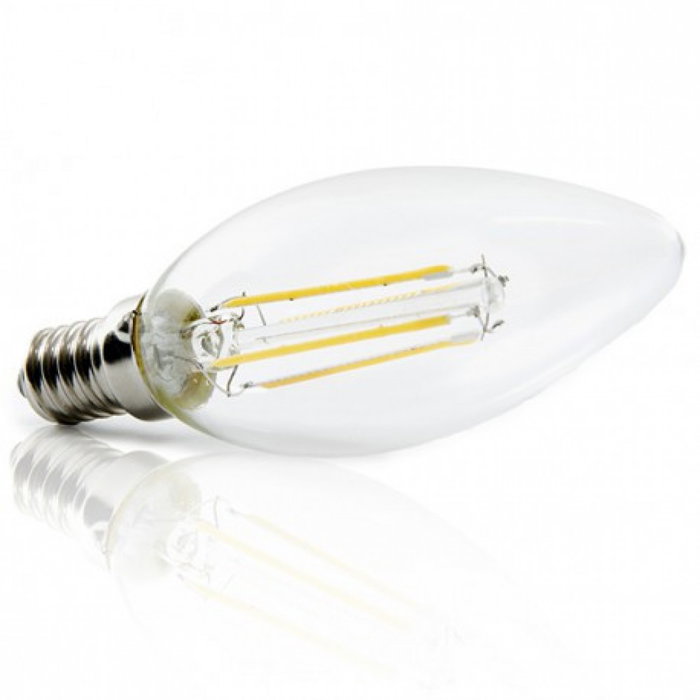 Ampoule LED Filament E14 4W 2700K 273Lm Blanco Cálido Ampoule LED Filament E14 4W 2700K 273Lm Blanco Cálido