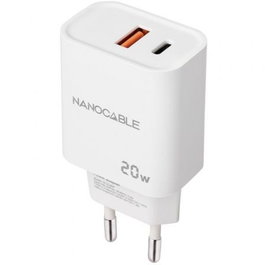 Chargeur mural NANOCABLE 10.10.2007 Blanc 20 W