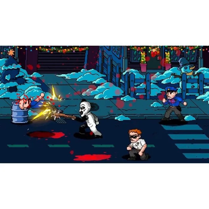 Just For Games - Terrifier The Art-cade Game - Jeu PS5 - Action rétro inspiré du film - Pixel Art - Coopération jusqu'à 4 joueurs