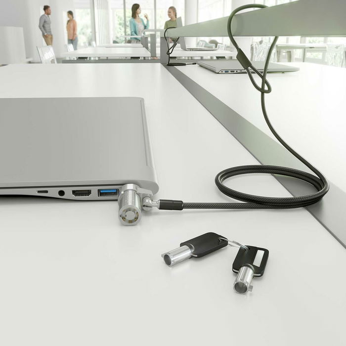 Câble de sécurité Aisens ASLK-D45K06-BK Noir 1,5 m Câble de sécurité Aisens ASLK-D45K06-BK Noir 1,5 m