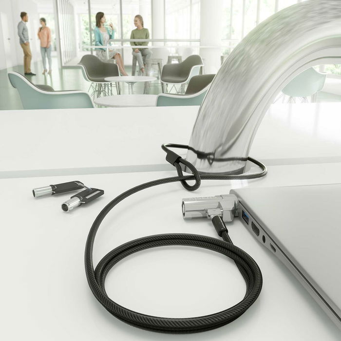 Câble de sécurité Aisens ASLK-D45K06-BK Noir 1,5 m Câble de sécurité Aisens ASLK-D45K06-BK Noir 1,5 m