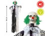 BigBuy Home Décoration d'Halloween Clown 160 x 116 cm avec lumière et son