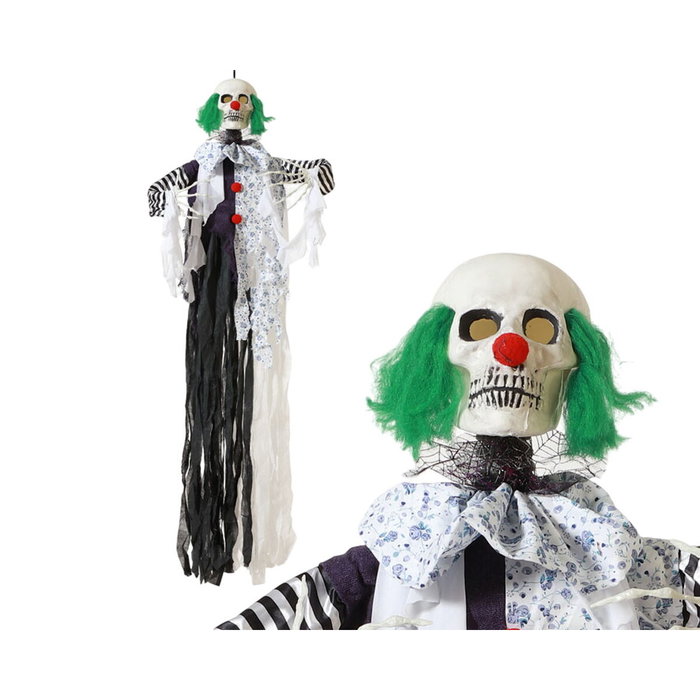 BigBuy Home Décoration d'Halloween Clown 160 x 116 cm avec lumière et son BigBuy Home Décoration d'Halloween Clown 160 x 116 cm avec lumière et son