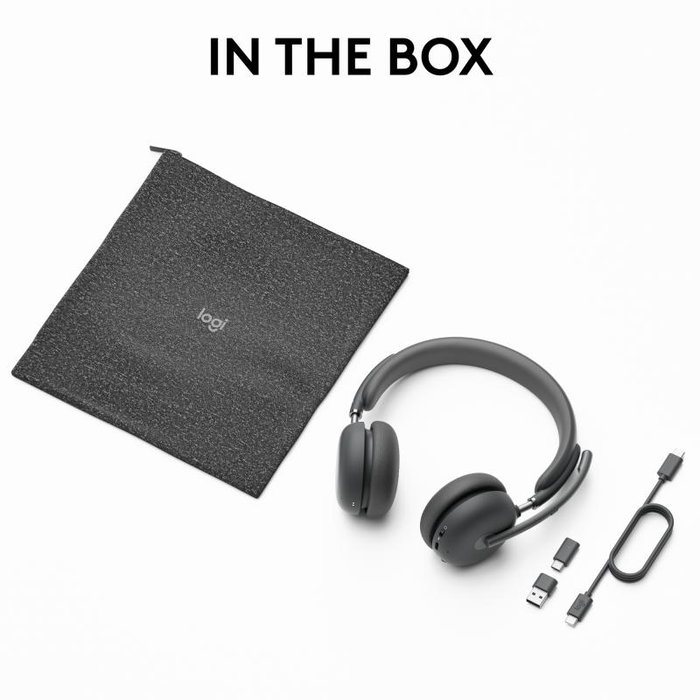Logitech 981-001311 Casque pour entreprises sans fil Zone Wireless 2 UC version avec récepteur
