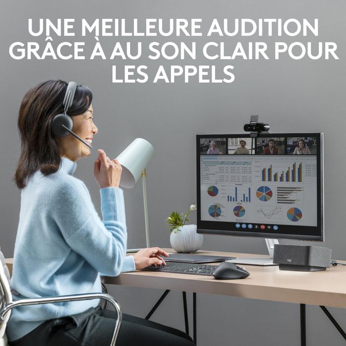 Logitech Zone Wireless 2 UC - Casque Bluetooth avec Réduction Active du Bruit et Récepteur USB-C - Graphite Logitech Zone Wireless 2 UC - Casque Bluetooth avec Réduction Active du Bruit et Récepteur USB-C - Graphite