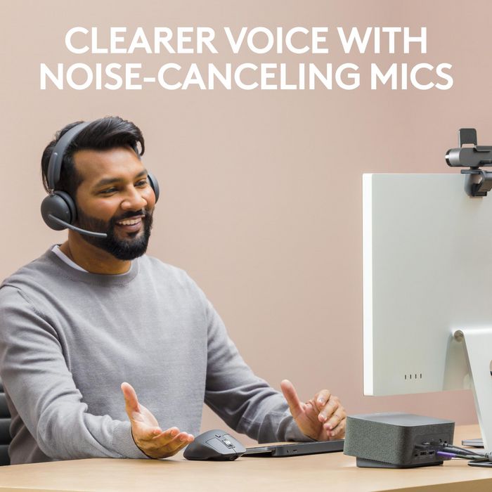 Logitech Zone Wireless 2 UC - Casque Bluetooth avec Réduction Active du Bruit et Récepteur USB-C - Graphite Logitech Zone Wireless 2 UC - Casque Bluetooth avec Réduction Active du Bruit et Récepteur USB-C - Graphite