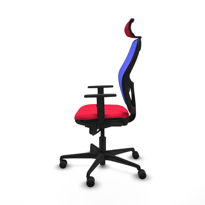 Piqueras y Crespo Chaise de Bureau 1D036N2 Rouge et Bleu