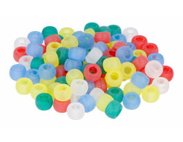 Innspiro Perles en plastique éco grosella Multicolor Mat 9mm